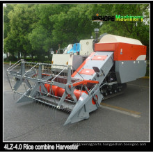 Wishope 4lz-4.0 Rubber Crawler Combine Harvester for Rice and Wheat